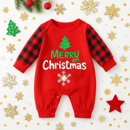 AMA™Little Merry Christmas Romper