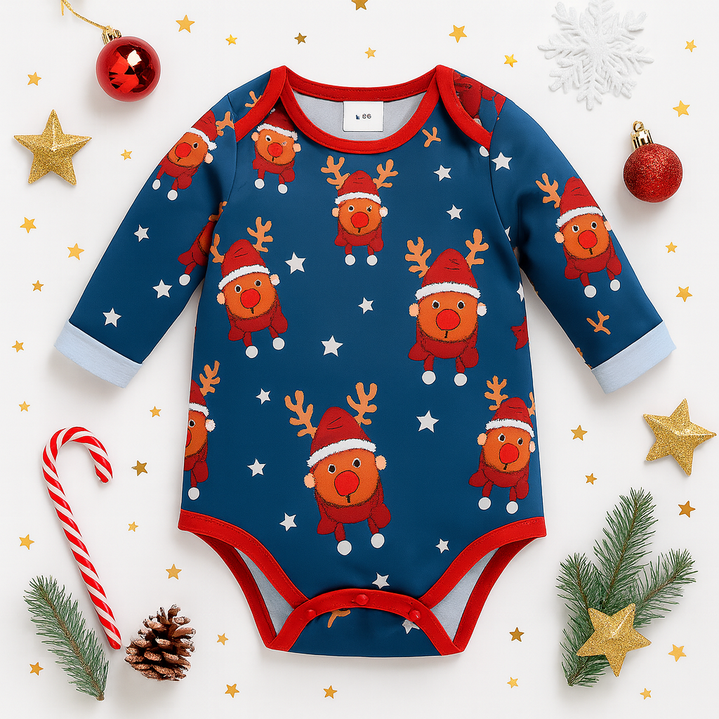 AMA™ Rudolph Under the Stars Romper