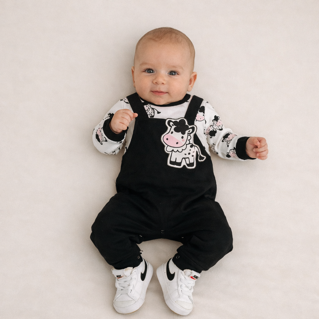 AMA™ Little Moo Cow Kids Romper