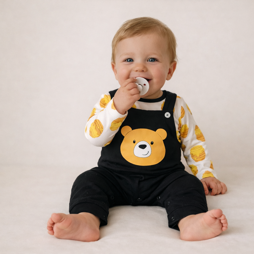 AMA™ Little Honey Bear Kids Romper