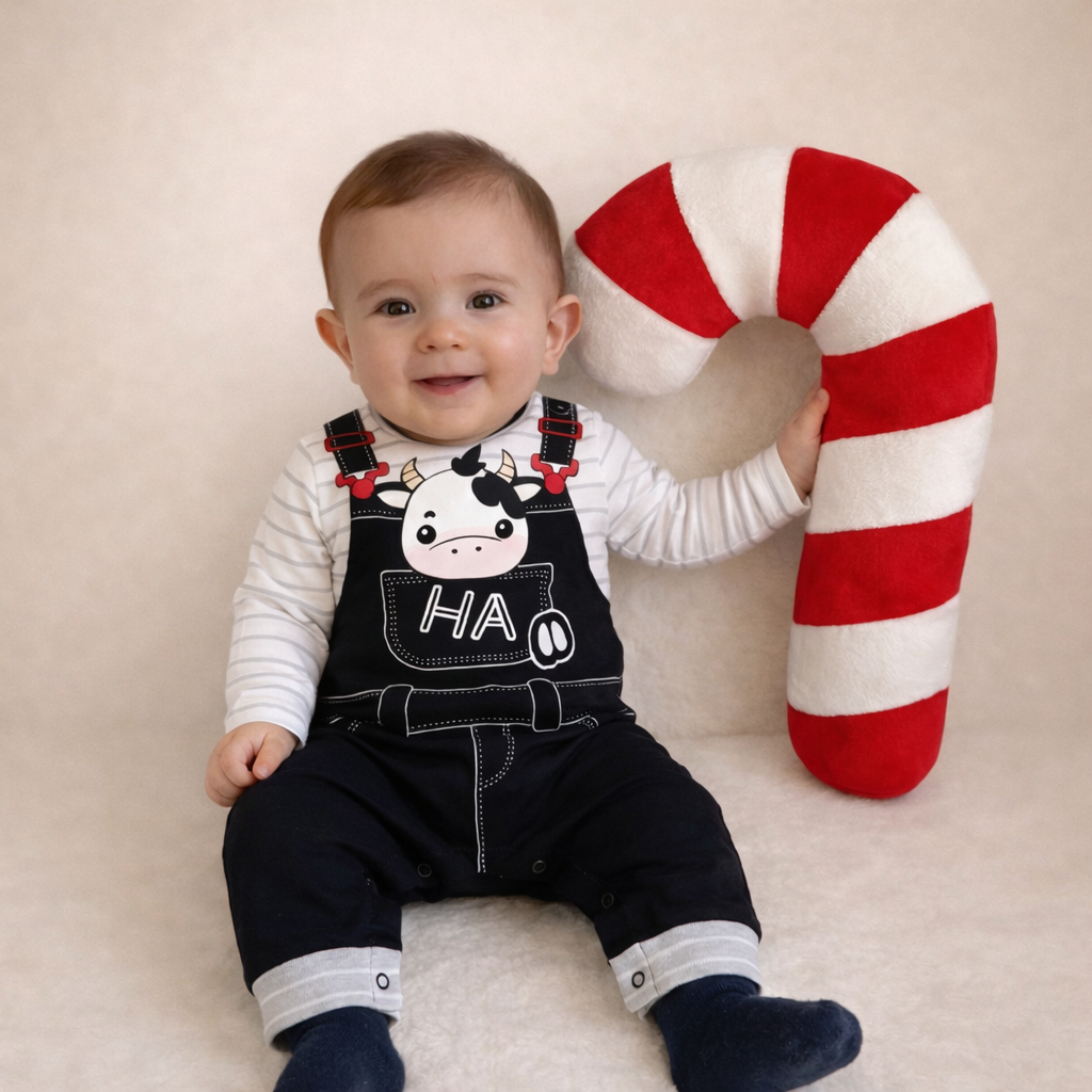 AMA™ Little Cow Kids Romper
