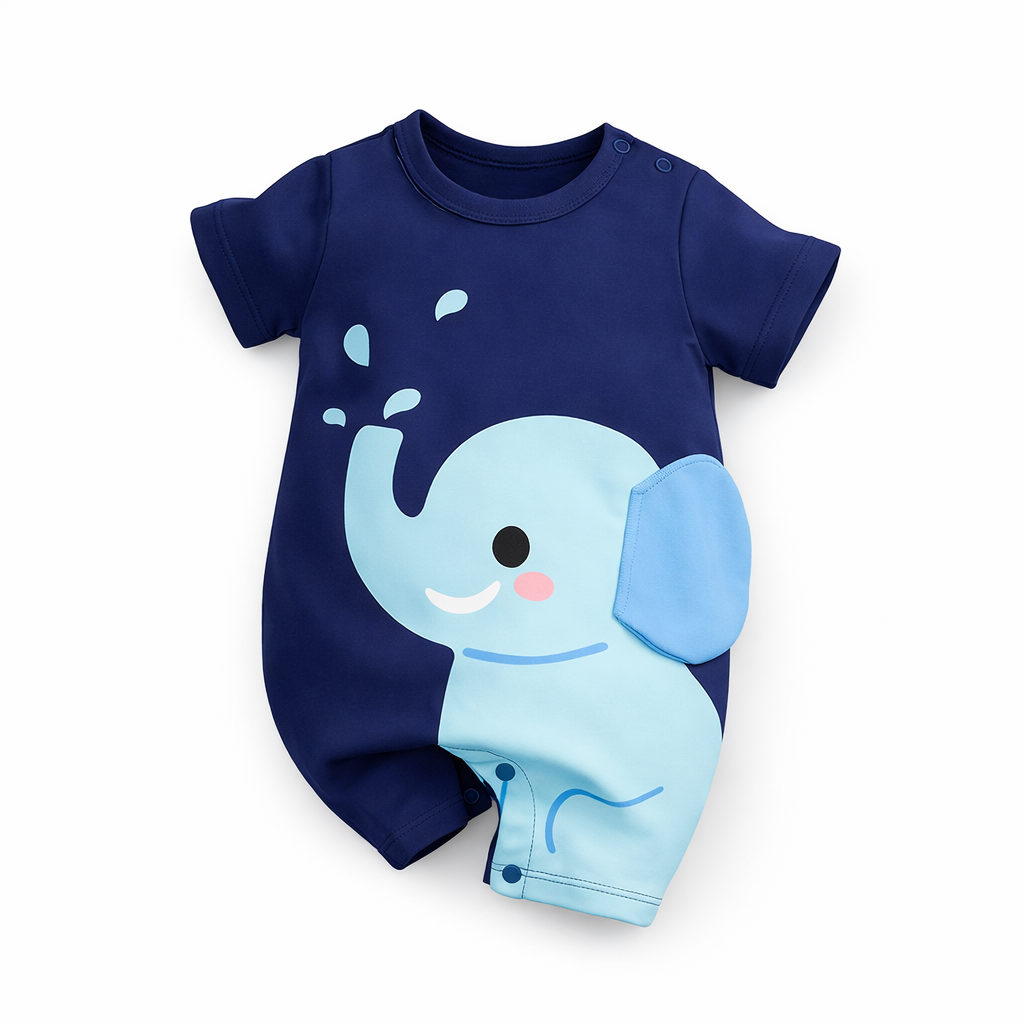 AMA™ Little Elephant Kids Onesie