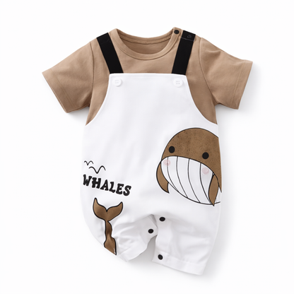 AMA™ Little Whale Kids Onesie