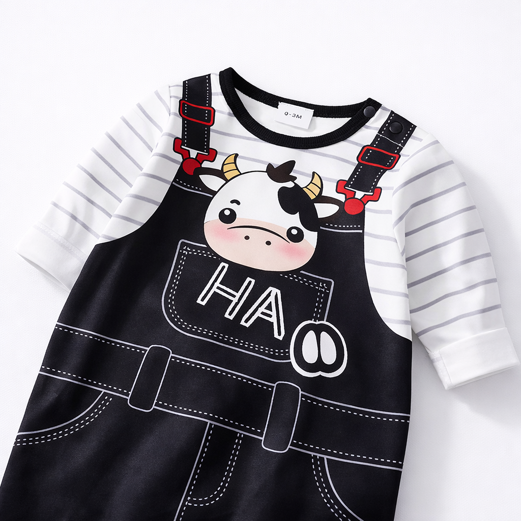 AMA™ Little Cow Kids Romper