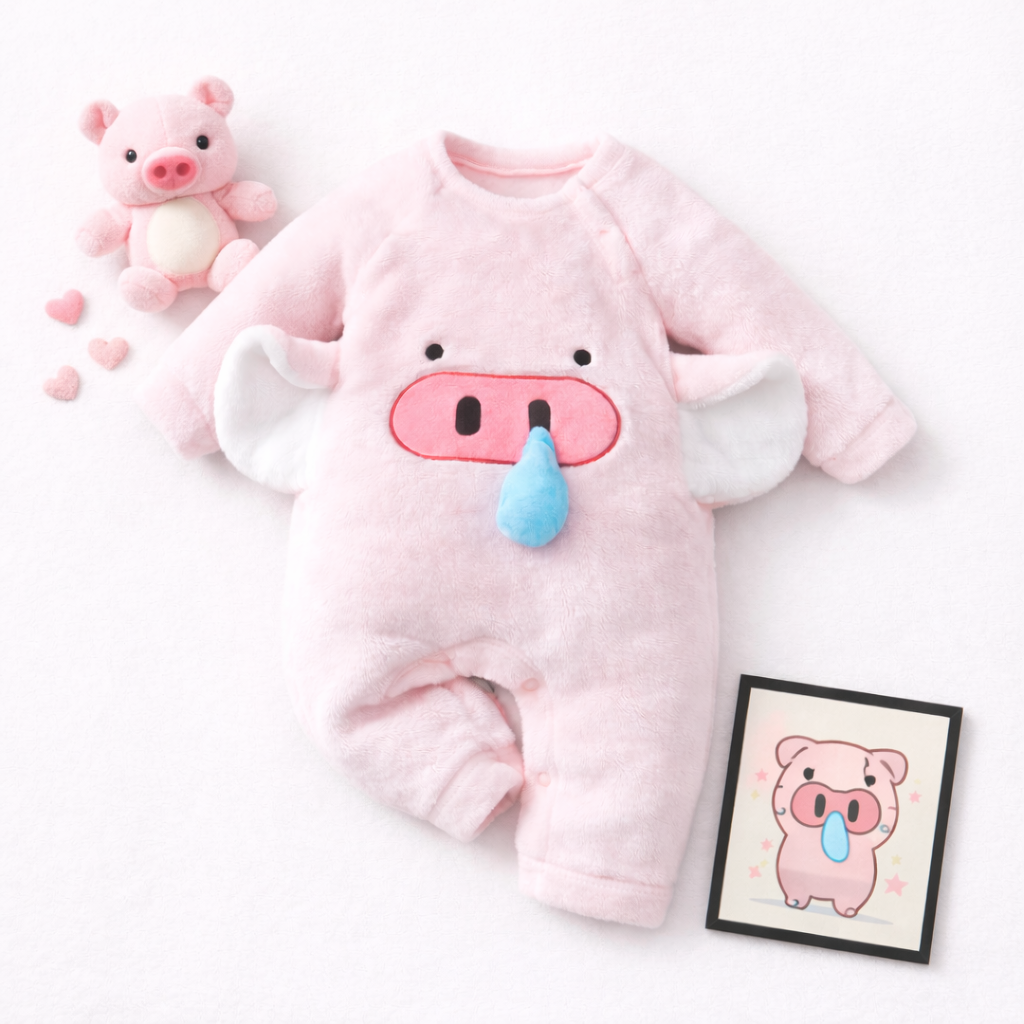 AMA™ Little Piggy Kids Romper