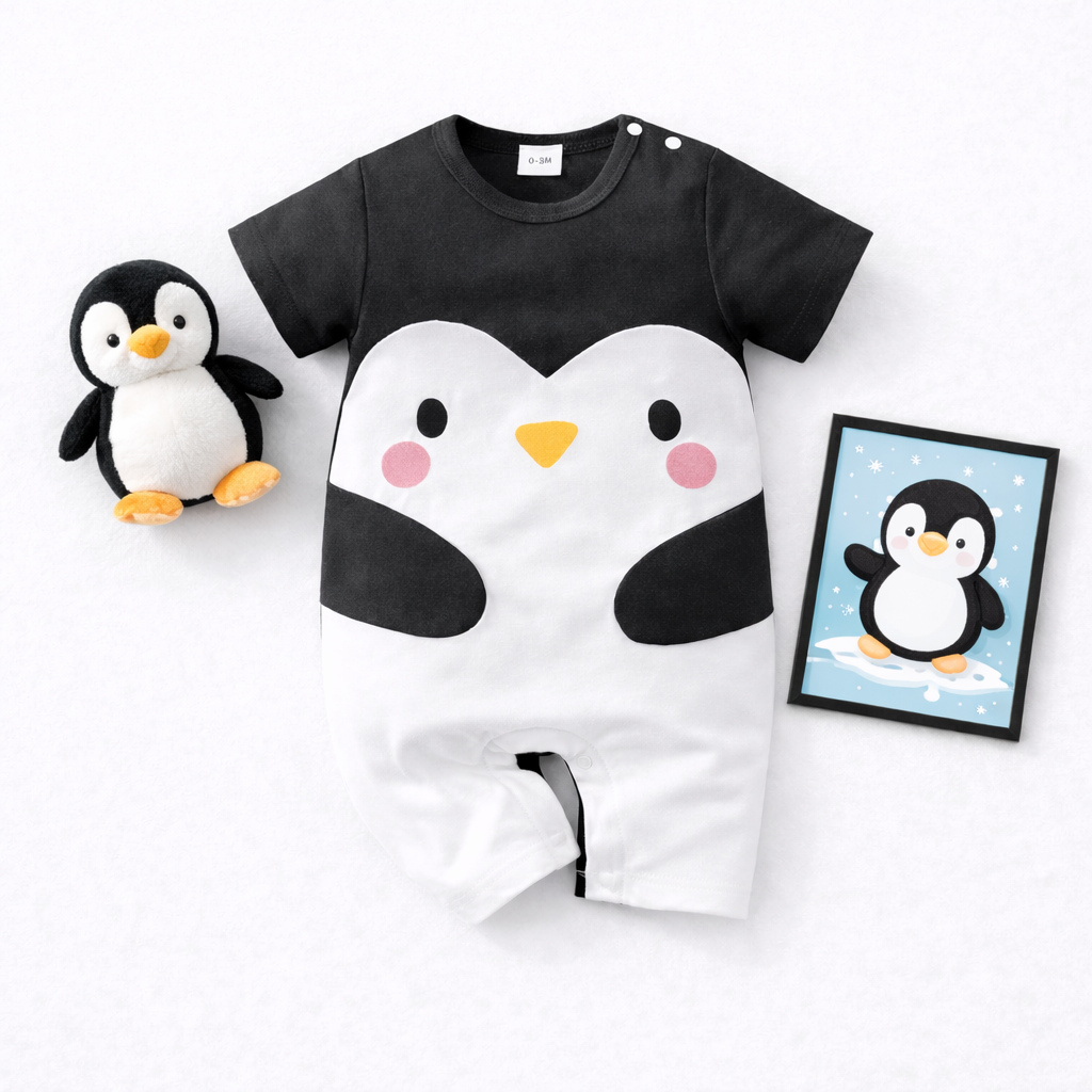 AMA™ Little Penguin Kids Romper