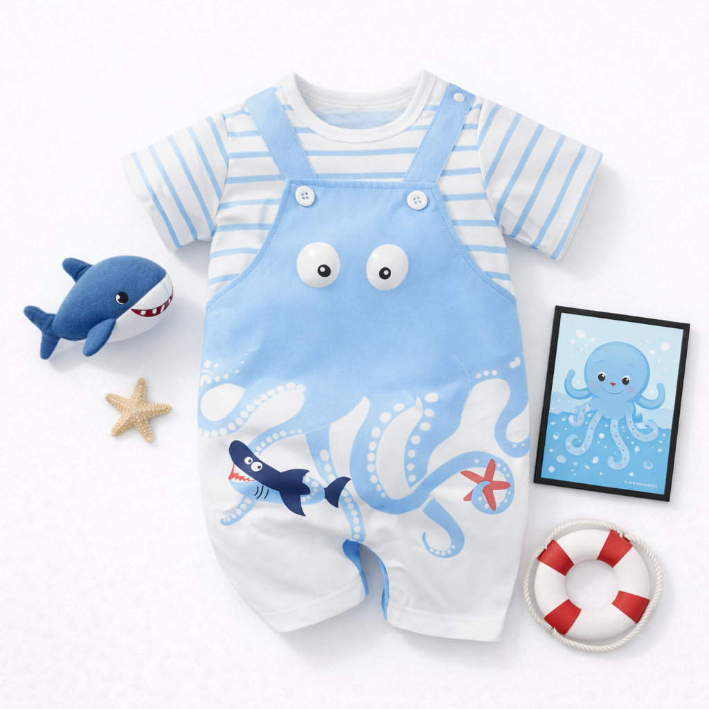 AMA™ Little Octopus Kids Onesie