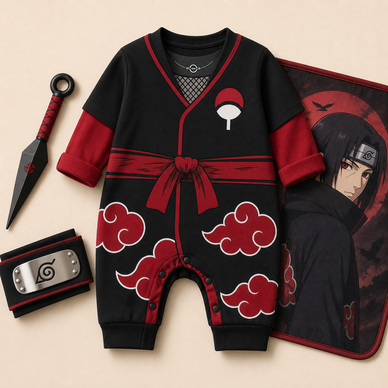 AMA™ Little Itachi Kids Onesie