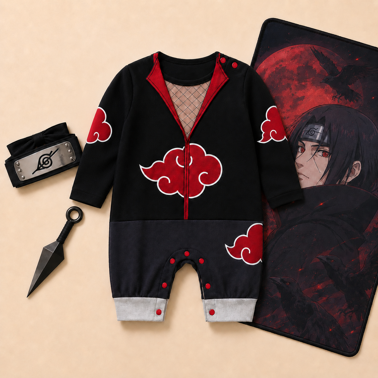 AMA™ Little Itachi Uchiha Kids Onesie