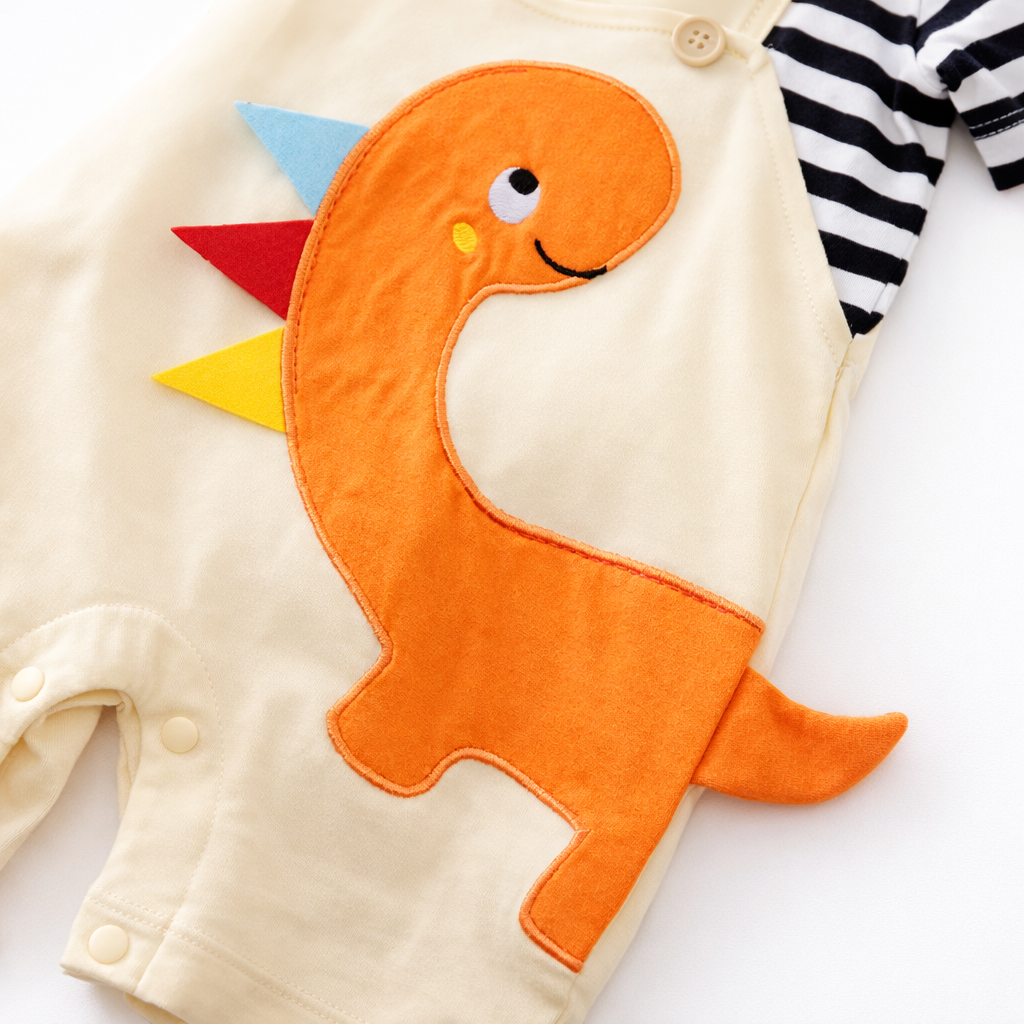 AMA™ Little Sunny Dino Kids Romper