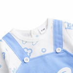 AMA™ Little Blue Bunny Kids Romper