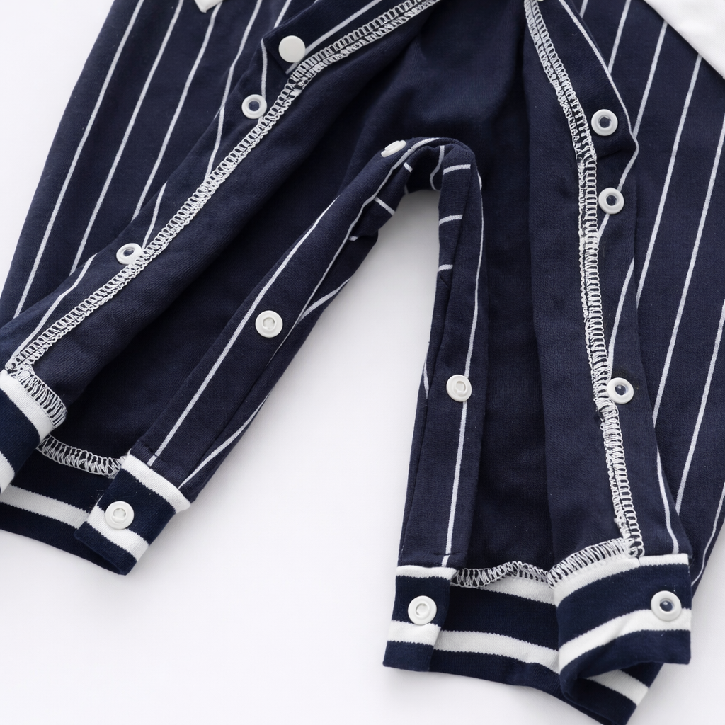 AMA™ Little MVP Pinstripe Kids Onesie