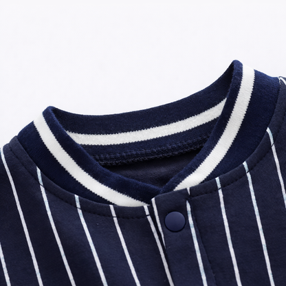 AMA™ Little MVP Pinstripe Kids Onesie