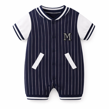 AMA™ Little MVP Pinstripe Kids Onesie