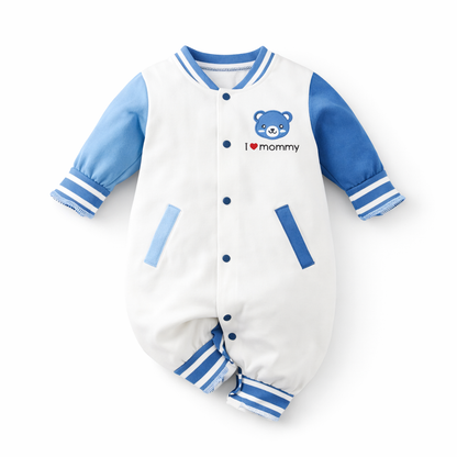 AMA™ Little Soccer Bear Kids Onesie