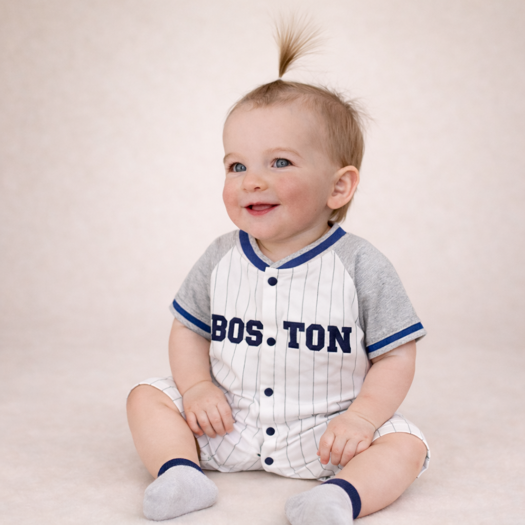 AMA™ Little Boston Slugger Kids Onesie