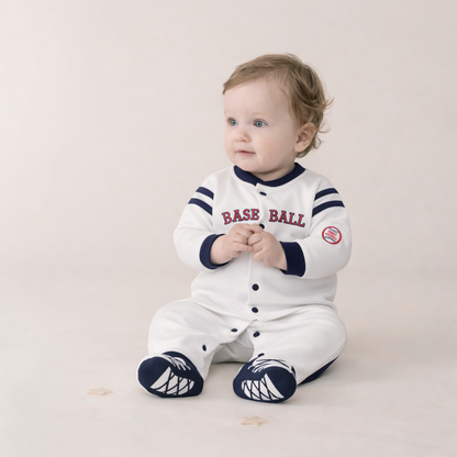 AMA™ Little Baseball Champ Kids Onesie