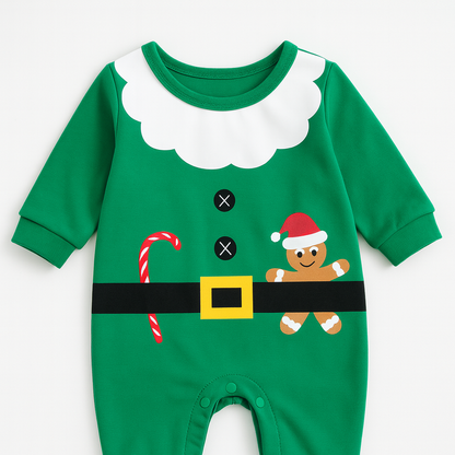 AMA™ Gingerbread Elf Baby Romper
