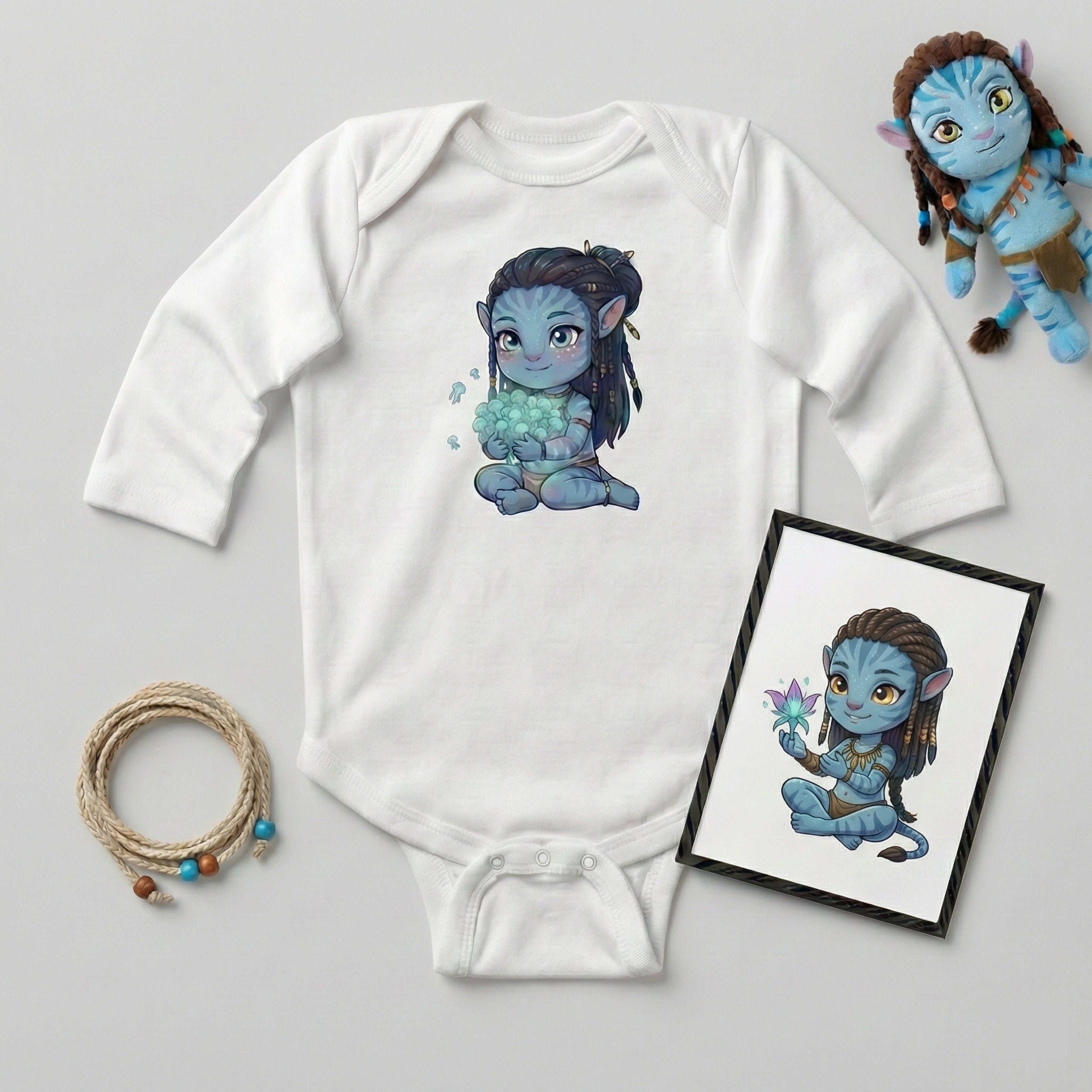 AMA™ Сhibi Neytiri Kids Bodysuit