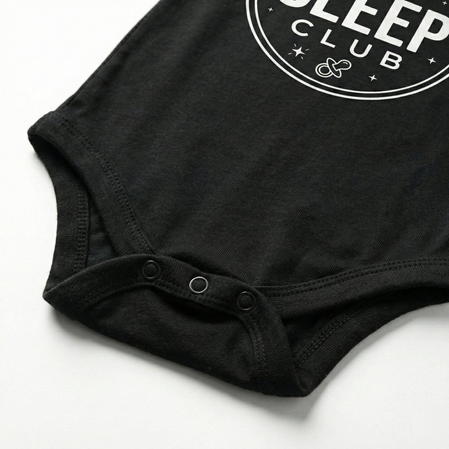 AMA™ "No Sleep Club" – Funny Baby Bodysuit