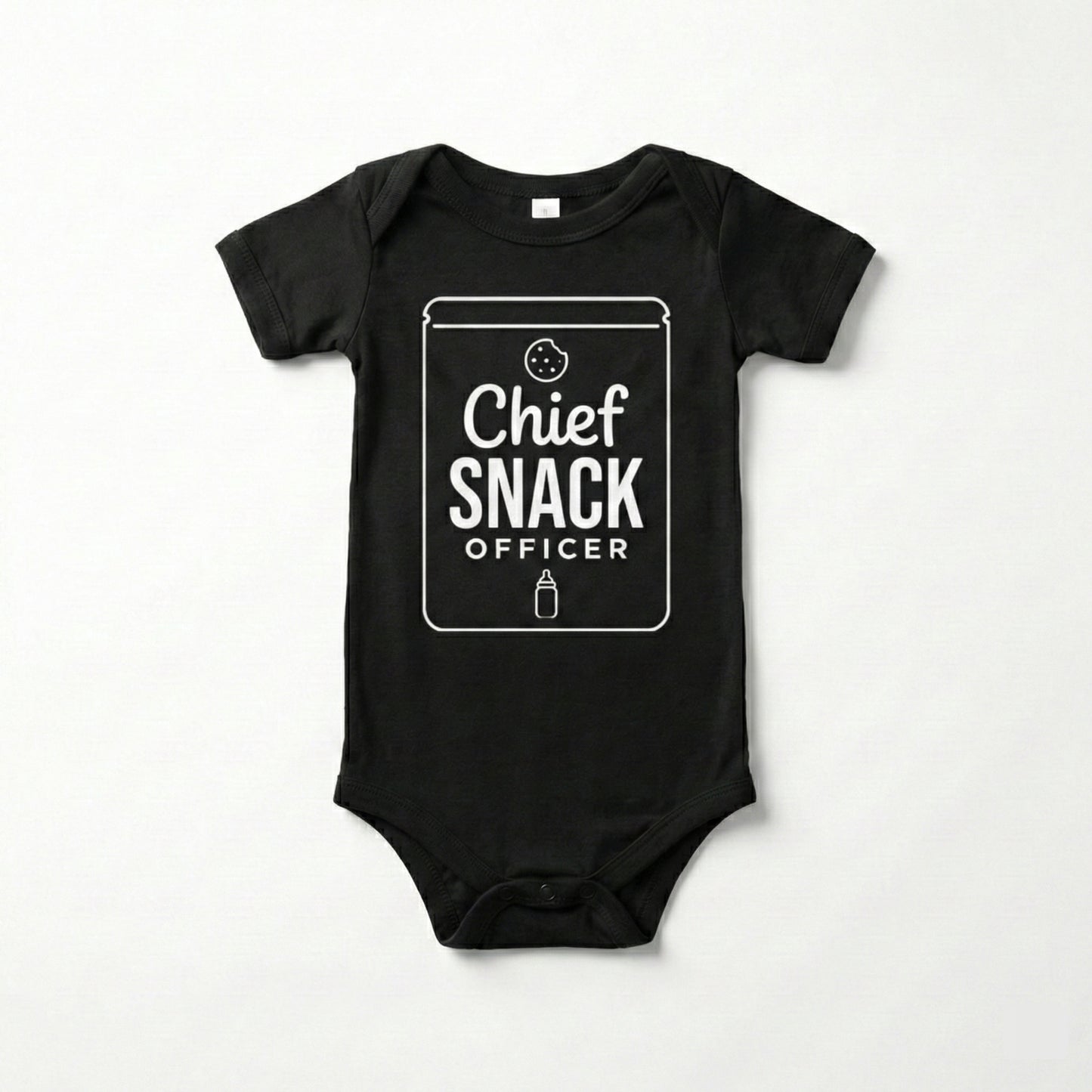 AMA™ "Chief Snack Officer" – Funny Baby Bodysuit