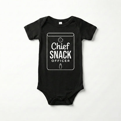 AMA™ "Chief Snack Officer" – Funny Baby Bodysuit