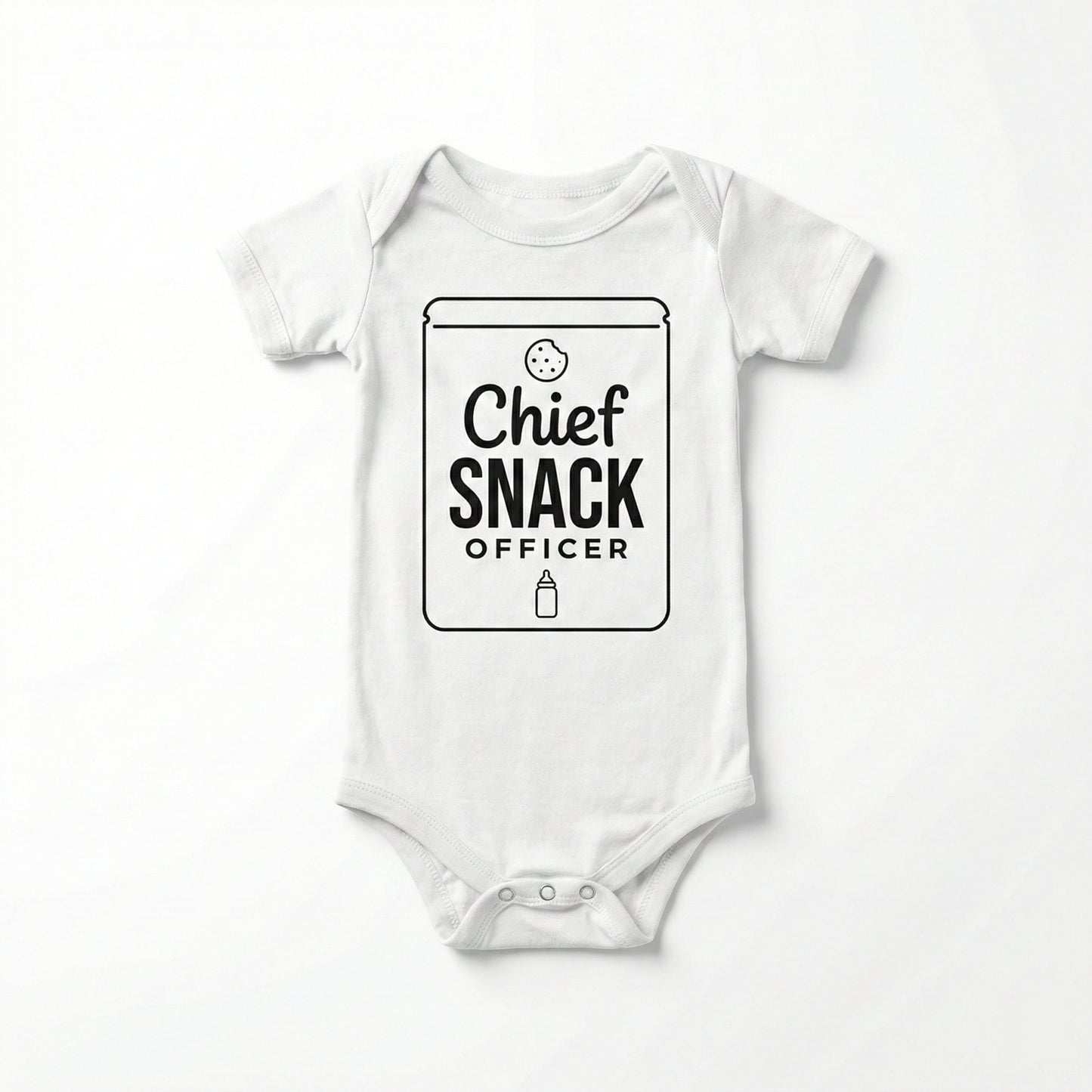 AMA™ "Chief Snack Officer" – Funny Baby Bodysuit