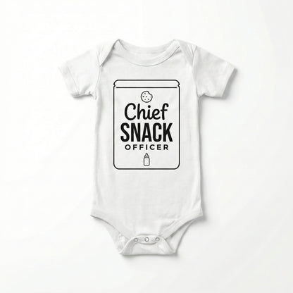 AMA™ "Chief Snack Officer" – Funny Baby Bodysuit