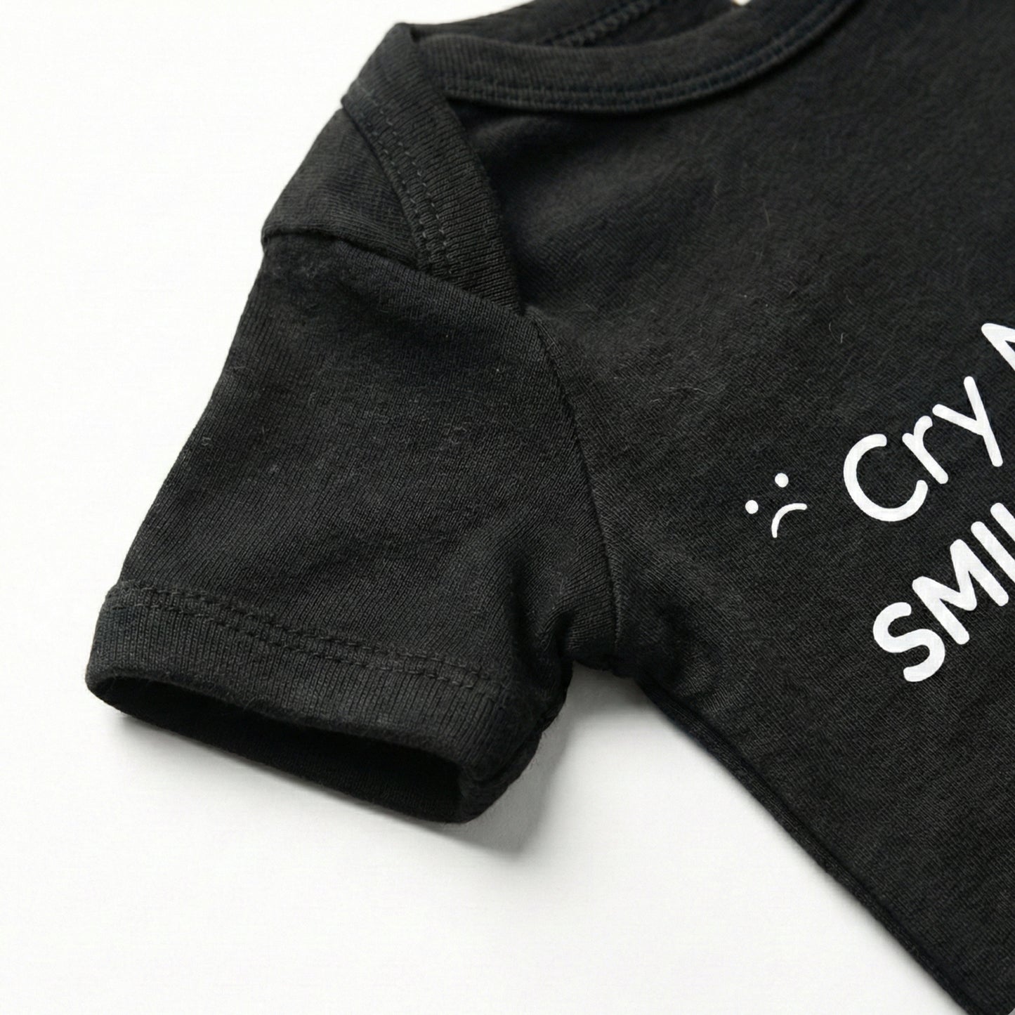 AMA™ "Cry Now, Smile Later" – Funny Baby Bodysuit