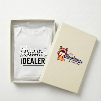 AMA™ "Cuddle Dealer" – Funny Baby Bodysuit