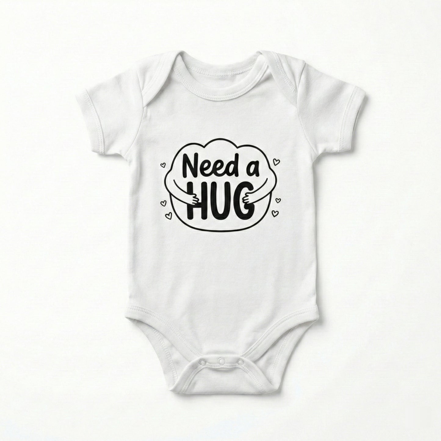 AMA™ "Need a Hug" – Funny Baby Bodysuit