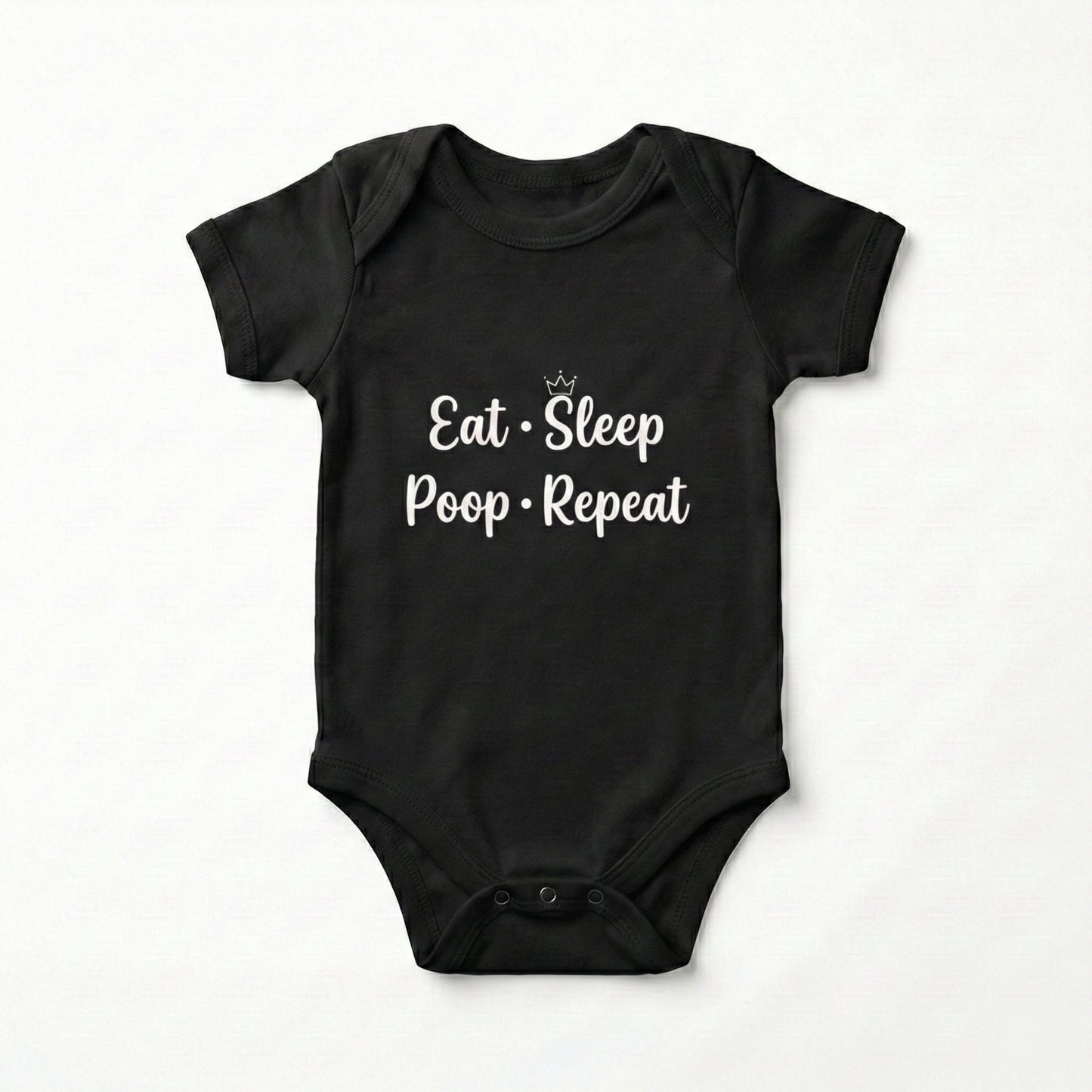 AMA™ "Eat Sleep Poop Repeat" – Funny Baby Bodysuit