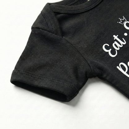 AMA™ "Eat Sleep Poop Repeat" – Funny Baby Bodysuit