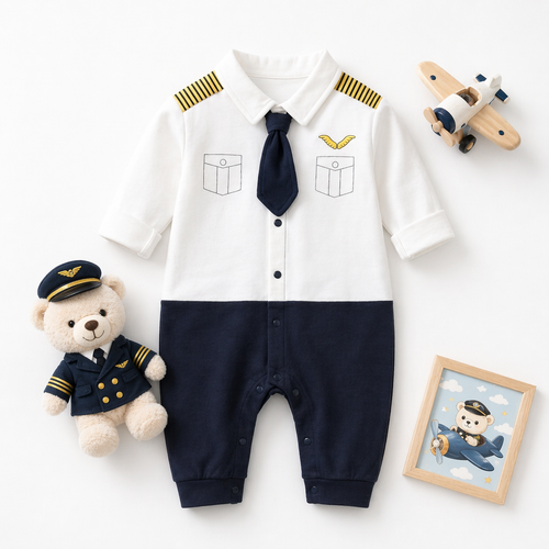 AMA™ Little Pilot Kids Onesie