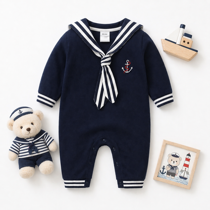 AMA™ Little Navy Sailor Kids Onesie