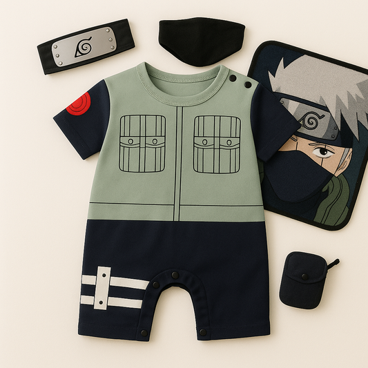 AMA™ Little Kakashi Short Sleeve Kids Onesie