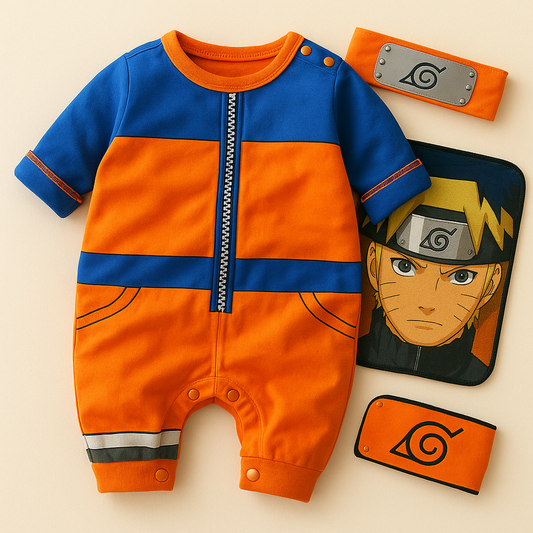 Little Uzumaki Kids Cosplay Bodysuit