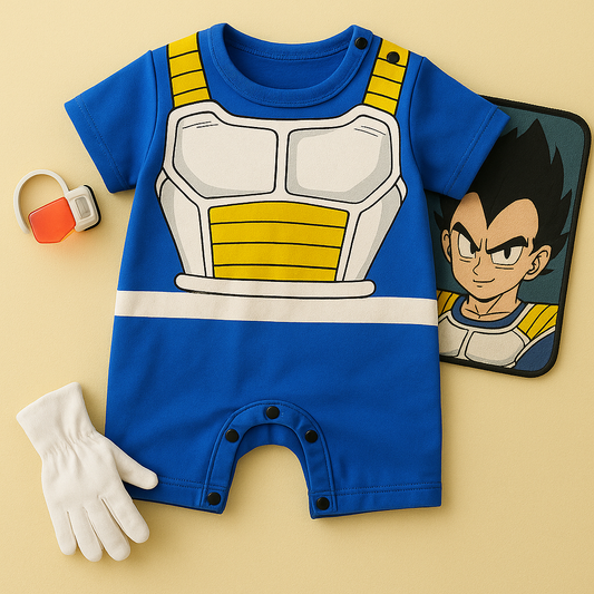 Little Vegeta Kids Cosplay Bodysuit