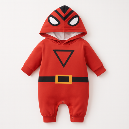 AMA™ Little Red Mask Kids Cosplay Bodysuit