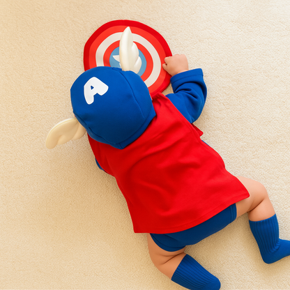 AMA™ Little Baby Avengers Kids Cosplay Bodysuit