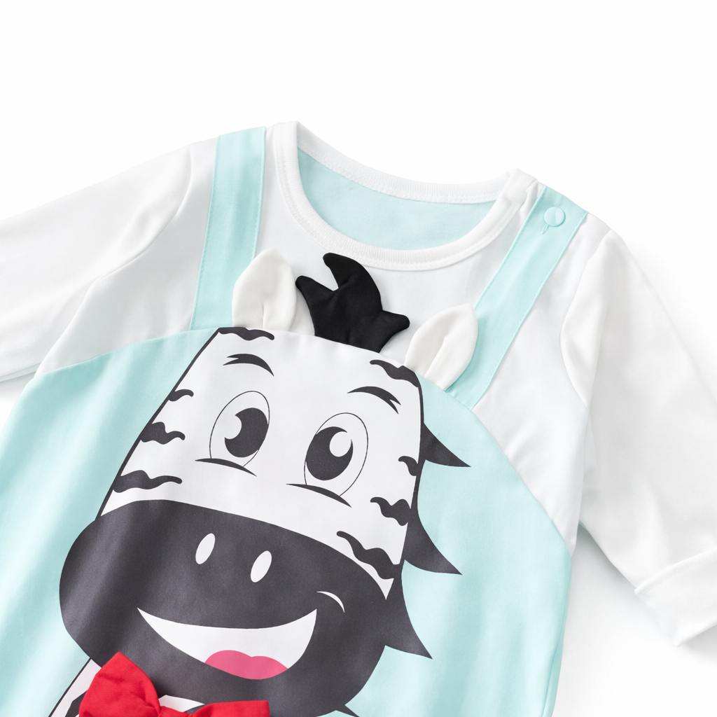 AMA™ Little Zebra Bowtie Kids Onesie