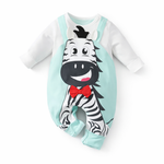 AMA™ Little Zebra Bowtie Kids Romper