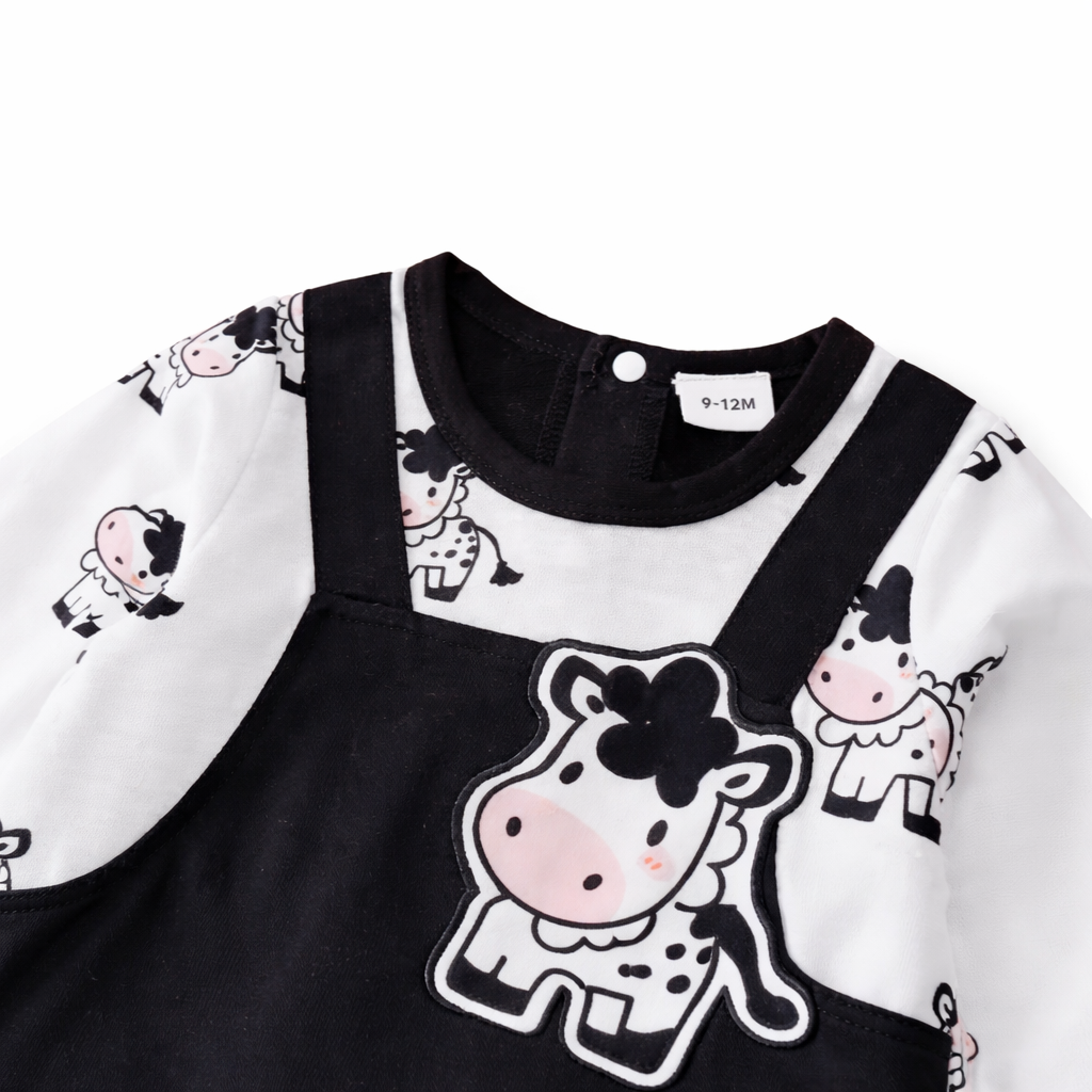 AMA™ Little Moo Cow Kids Romper