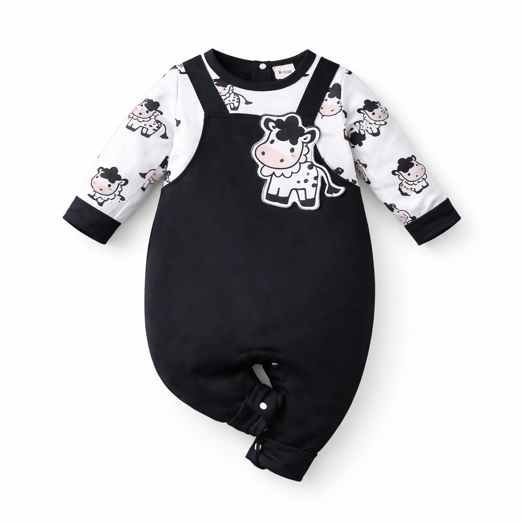 AMA™ Little Moo Cow Kids Romper
