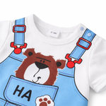 AMA™ Little Denim Bear Kids Romper