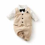 AMA™ Little Champagne Gentleman Kids Romper