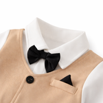 AMA™ Little Champagne Gentleman Kids Romper