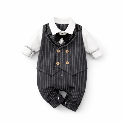 AMA™ Little Pinstripe Gentleman Kids Onesie
