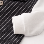 AMA™ Little Pinstripe Gentleman Kids Romper