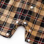 AMA™ Little Plaid Gentleman Kids Romper